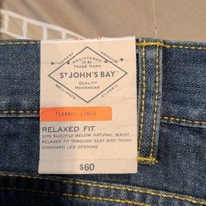 St Johns Bay Fleece lined Jeans. 42x30